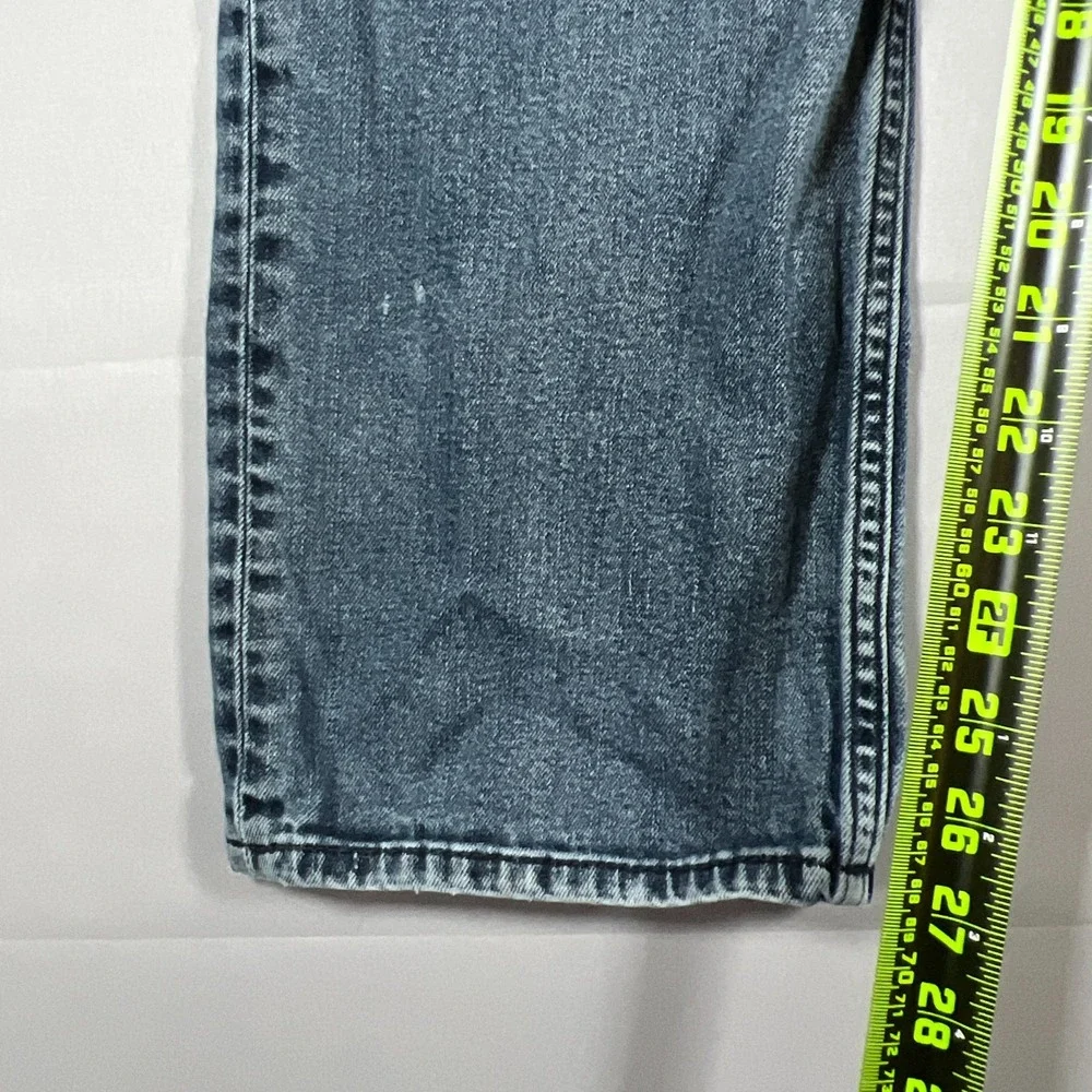 Levi's Straight Leg Jeans Mens 34x29 Blue Denim Medium Wash Low Rise Zip Fly